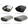 VX72 Cobra Sport Vauxhall Astra H VXR (2005-11) Cat Back System (2.5" bore) (Resonated), Cobra Sport, VX72